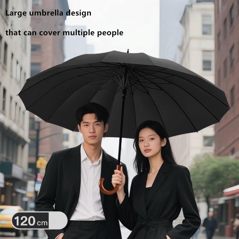 16개의 살대가 있는 초대형 훅 핸들 우산, 확대 및  - Golf Umbrella Large 리뷰 및 가격
