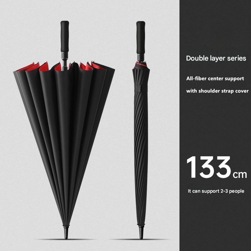 30인치 16개 리브 자동 이중 레이어 골프 우산 롱  - Golf Umbrella Large 리뷰 및 가격