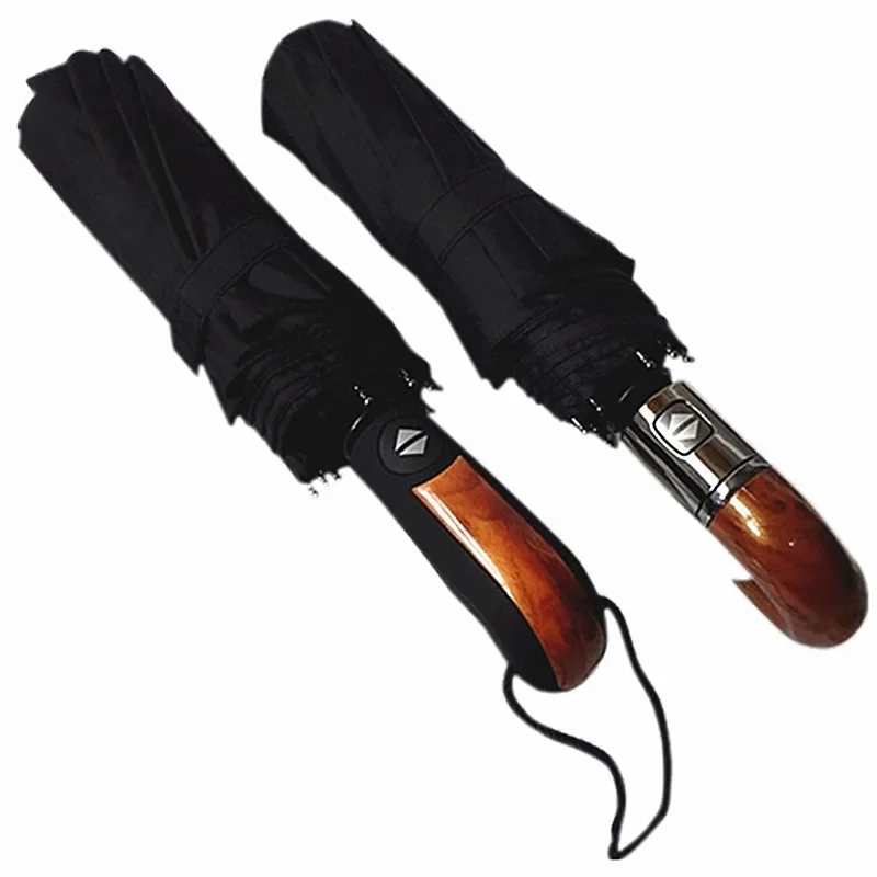 럭셔리 리버스 우산 남성용 나무 손잡이 대형 자동 우산 - Golf Umbrella Large 리뷰 및 가격