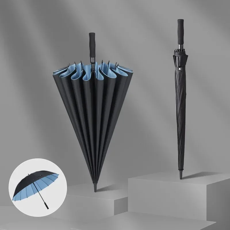 자동 롱 핸들 우산 휴대용 이중 레이어 10개 뼈대 1 - Golf Umbrella Large 리뷰 및 가격
