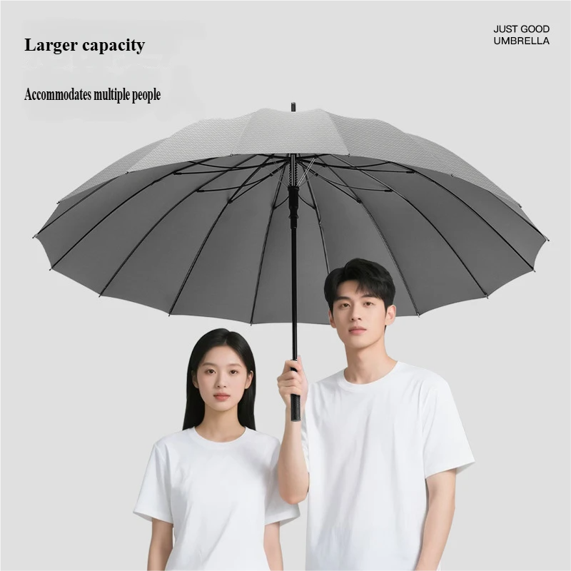 16개의 립이 있는 자동 개폐식 카본 파이버 직선 우산 - Golf Umbrella Large 리뷰 및 가격