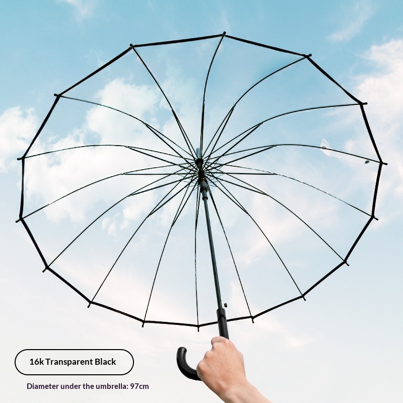 한 쌍의 투명 대형 방풍 롱 핸들 우산 8/16본 우산 - Golf Umbrella Large 리뷰 및 가격